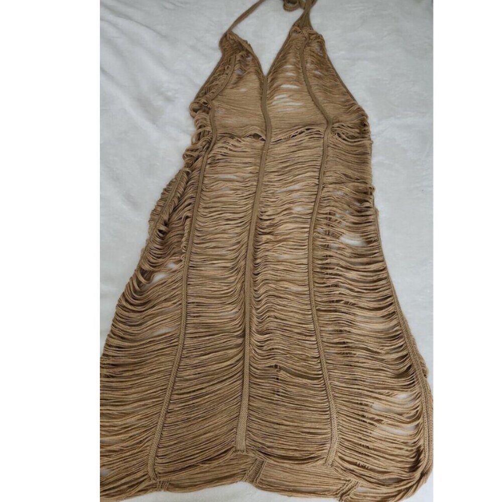 Brown Cover-up Dress